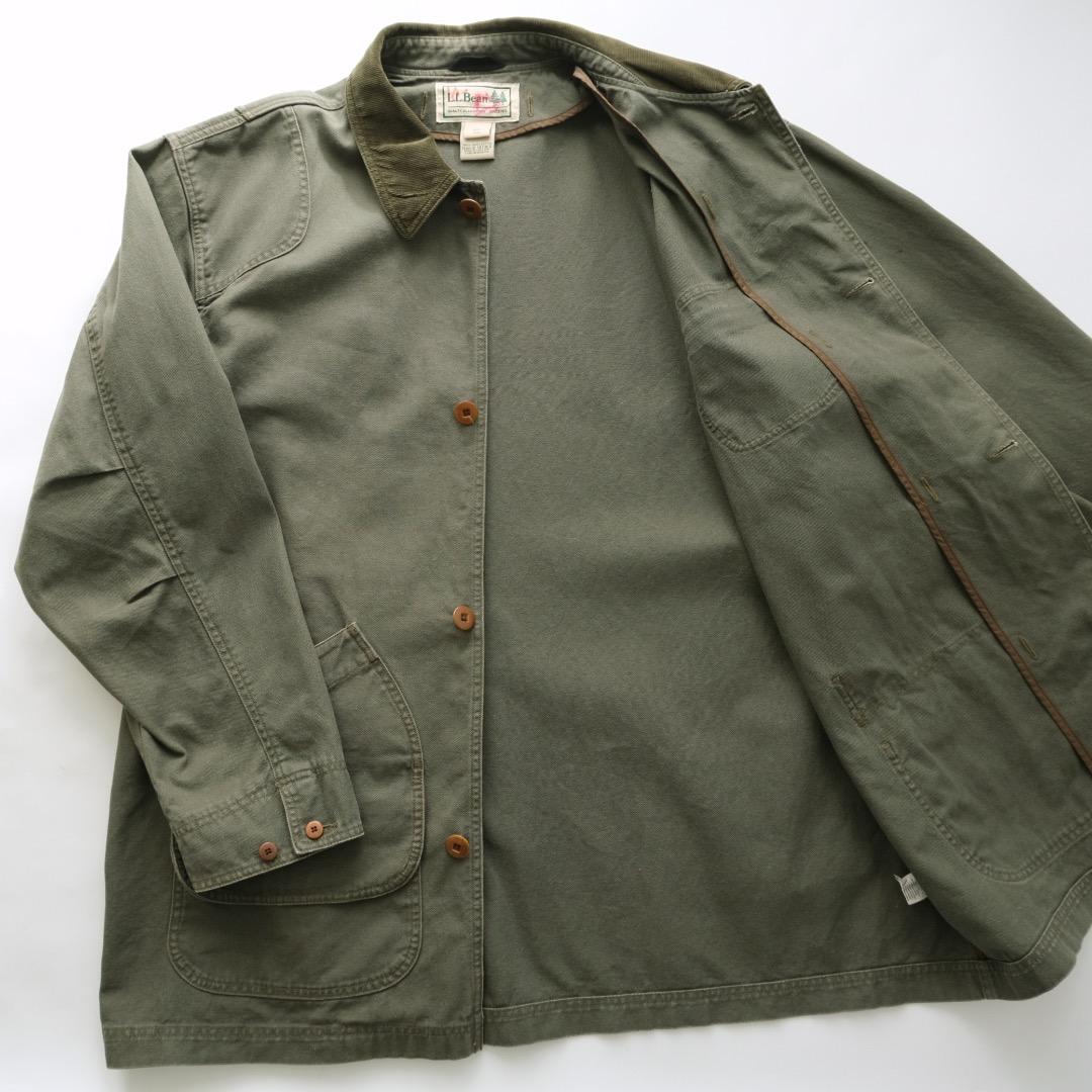 本物保証!本物保証!エルエルビーン 襟コーデュロイ切替 フィールド