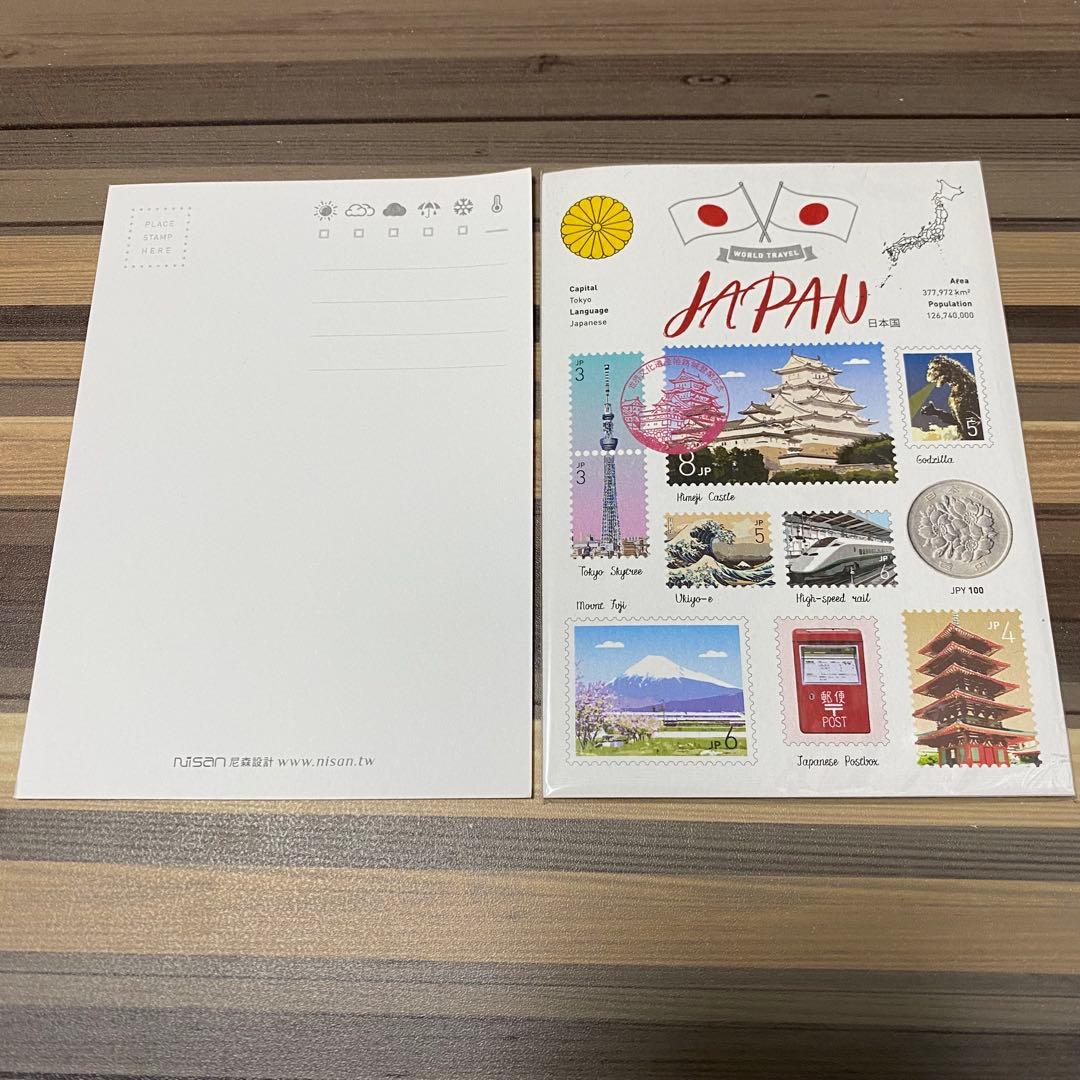 ポスクロ用 WORLD TRAVEL JAPAN ポストカード