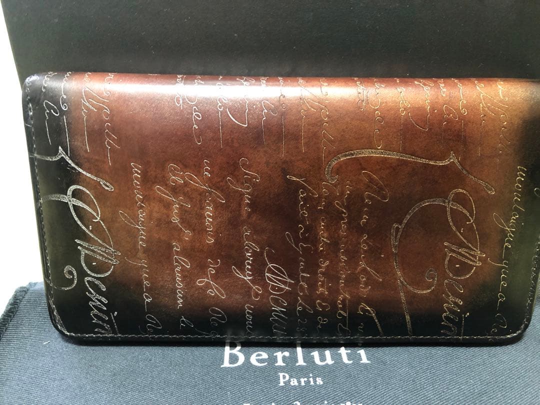 ☆美品☆ベルルッティ イタウバ 長財布 ブラウン ゴールデン シルバーパティーヌ ☆美品☆ベルルッティ イタウバ 長財布 ブラウン ゴールデン シルバーパティーヌ