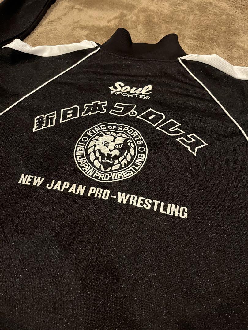 新日本プロレス Soul ジャケット XL 上下セット　レトロ　廃盤