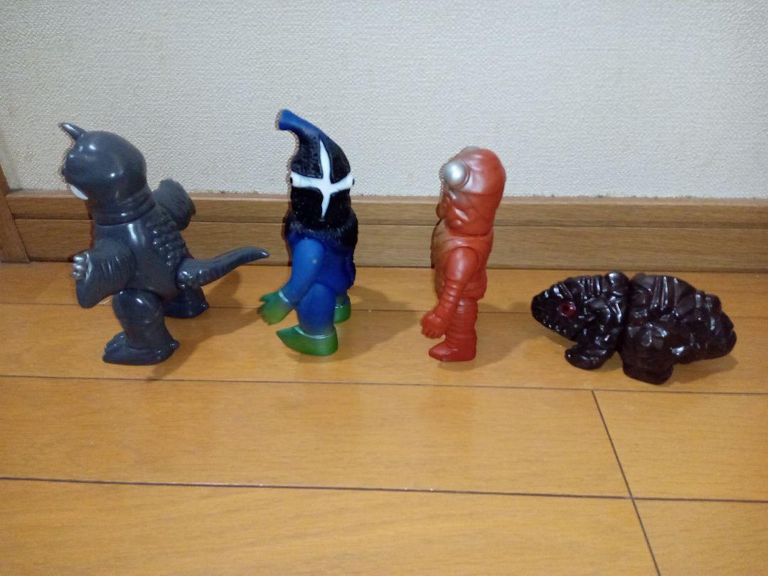 ウルトラQ怪獣セット　マーミット　ビニパラベビー　ソフビ
