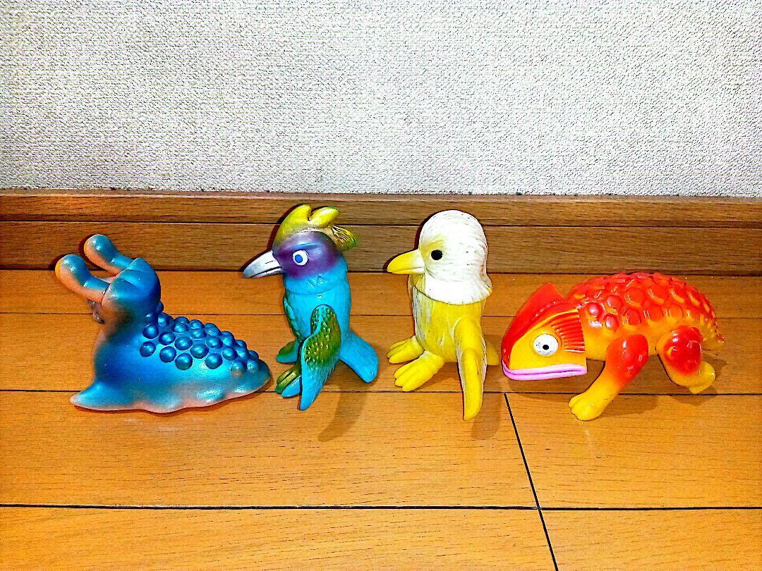 ウルトラQ怪獣セット　マーミット　ビニパラベビー　ソフビ