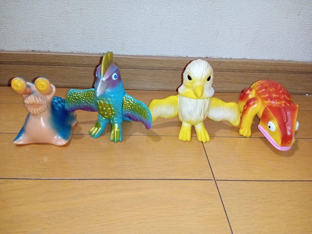 ウルトラQ怪獣セット　マーミット　ビニパラベビー　ソフビ