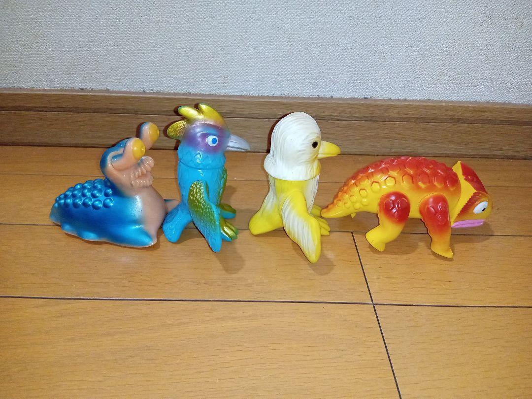ウルトラQ怪獣セット　マーミット　ビニパラベビー　ソフビ