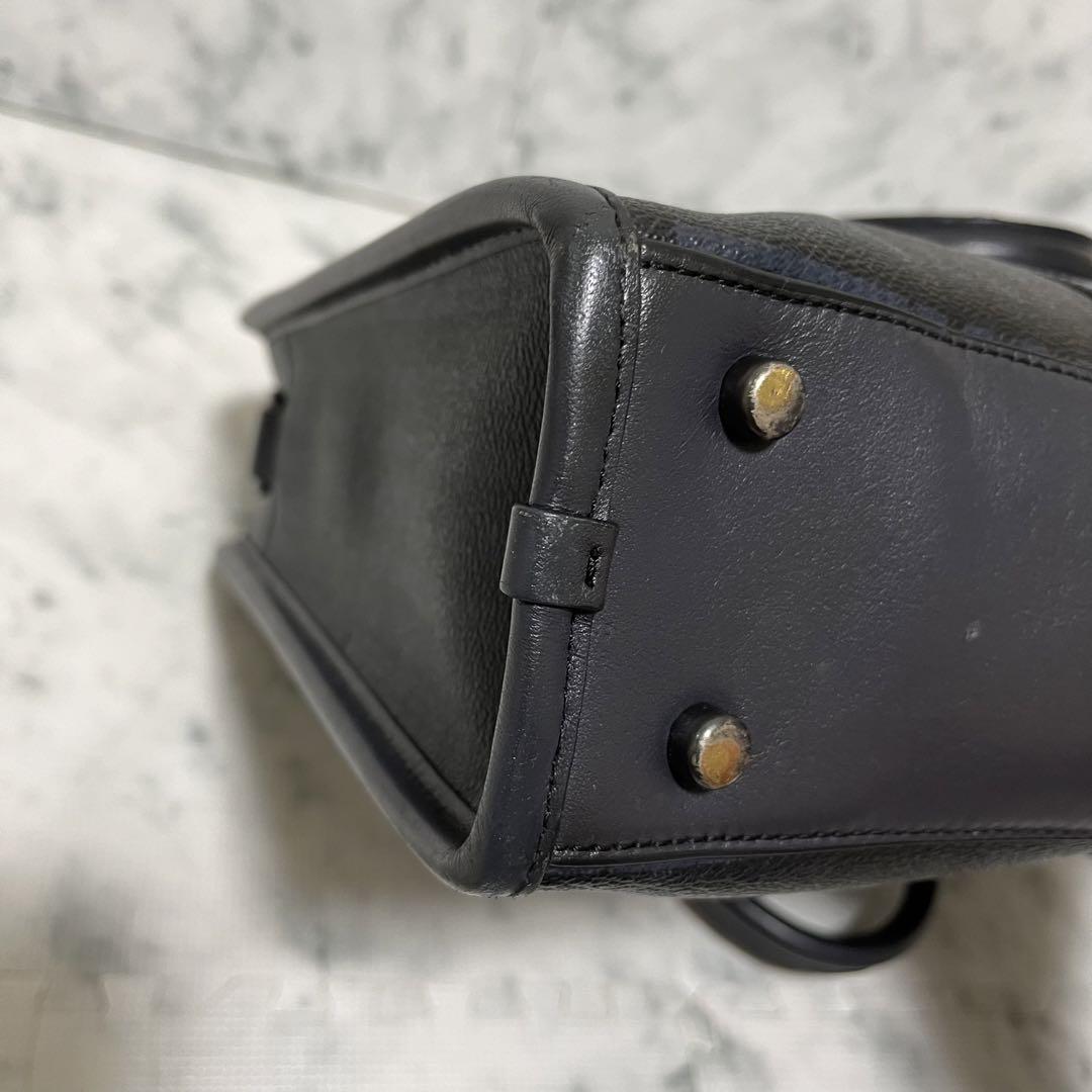 美品　COACH ビジネスバッグ ダークグレー　チェック　F37809 2way