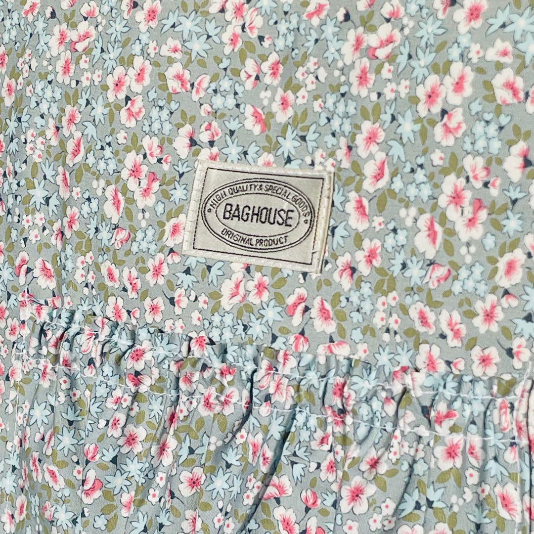 ✨美品✨ ピクニック バスケットBAGHOUSE 花柄　昭和レトロ