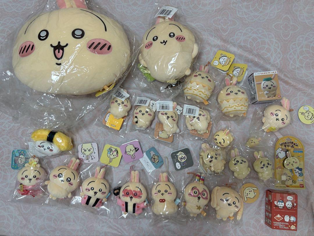 ちいかわ　うさぎ　ちいかわゆうえんち　ノベルティ　マスコット　ぬいぐるみ　垂れ耳