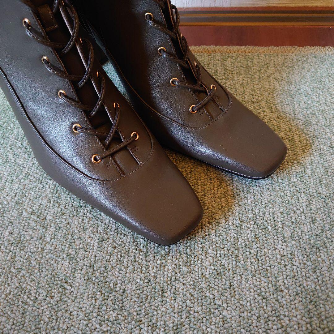 【新品未使用】Her lip to　レースアップブーツ　SIZE37 新品未使用】Her lip to レースアップブーツ SIZE37