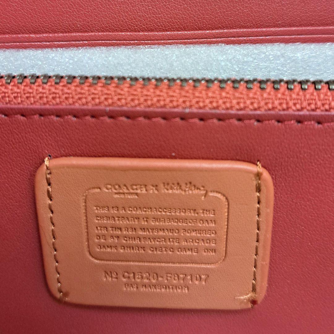 【新品未使用】COACH ラウンドファスナー 長財布 キースヘリング コラボ