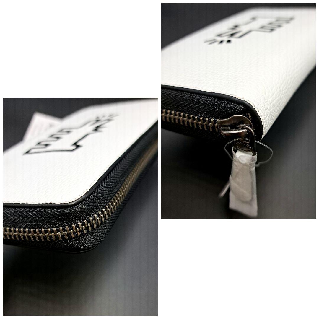 【新品未使用】COACH ラウンドファスナー 長財布 キースヘリング コラボ