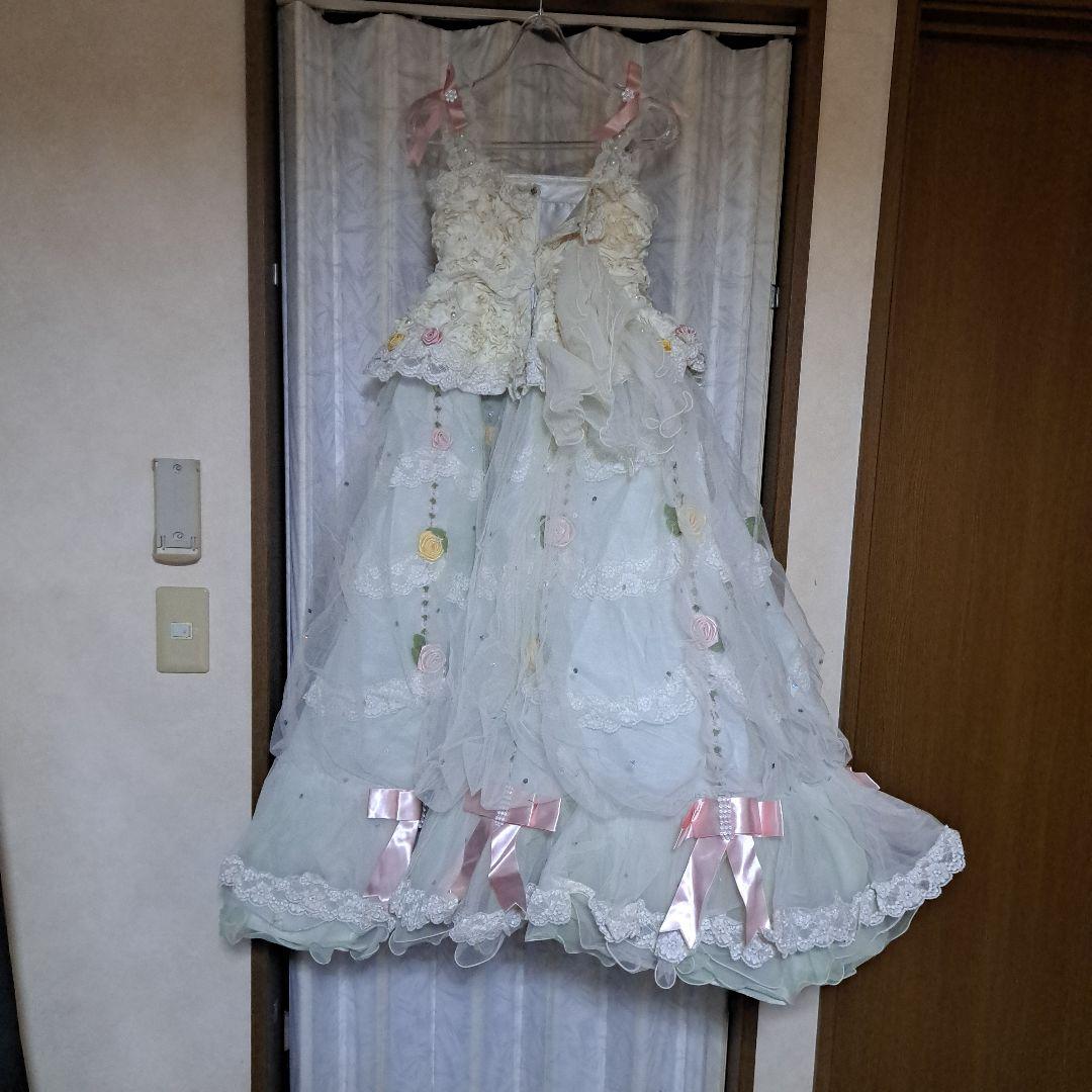 120cm7才レンタルスタジオ貸衣装アイム今井キッズロングドレス