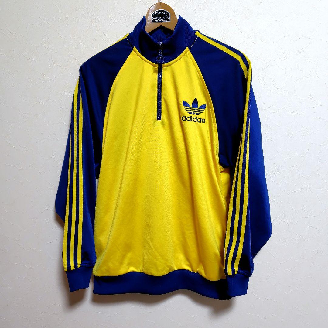 adidas アディダス90sハーフジップトラックジャケット
