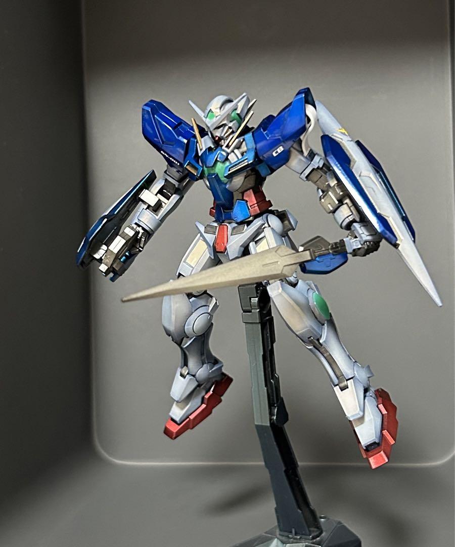 HG ガンダムエクシア メタリック系全塗装 ガンプラ ジャンク