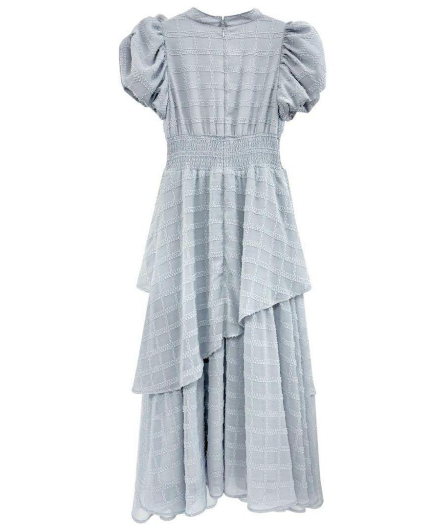 ワンピース RoseMuse jacquard check dress gray