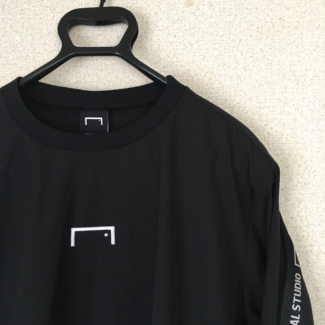GOAL STUDIO ピステ ブラック ワンポイント ロゴ ライン タグ付き