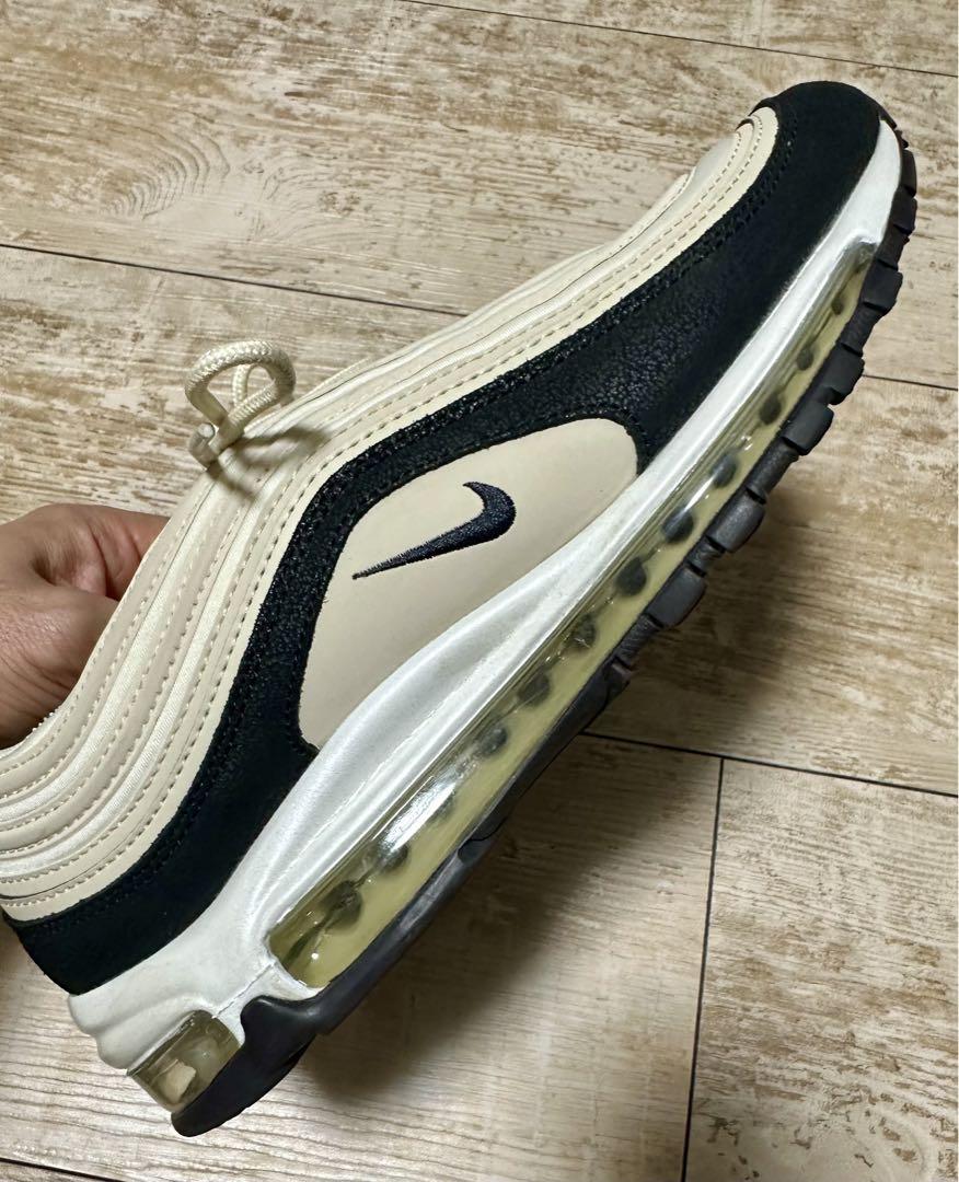 NIKE エアマックス97 premium right cream 27.5