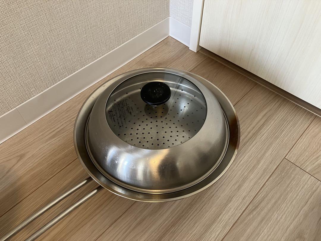 栗原はるみ フライパン 5点セット（蒸し器含む）