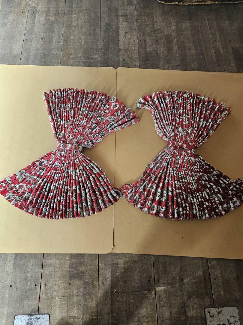 金華山小雪ラウンドカーテンセンターカーテン２点セット！トラック　プロフィアクオン