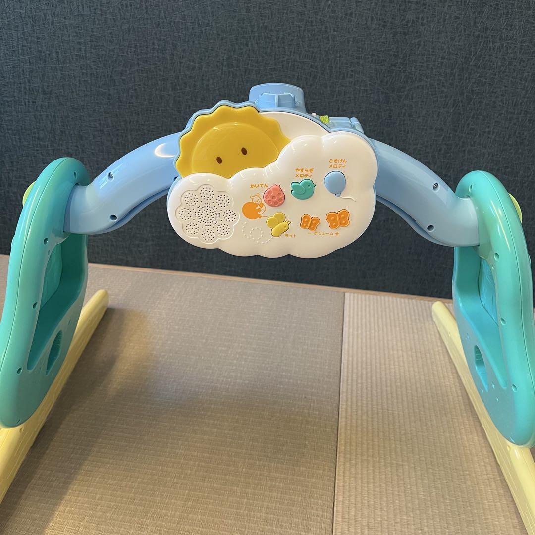 【美品】くまのプーさん　えらべる回転6WAYジムにへんしんメリー