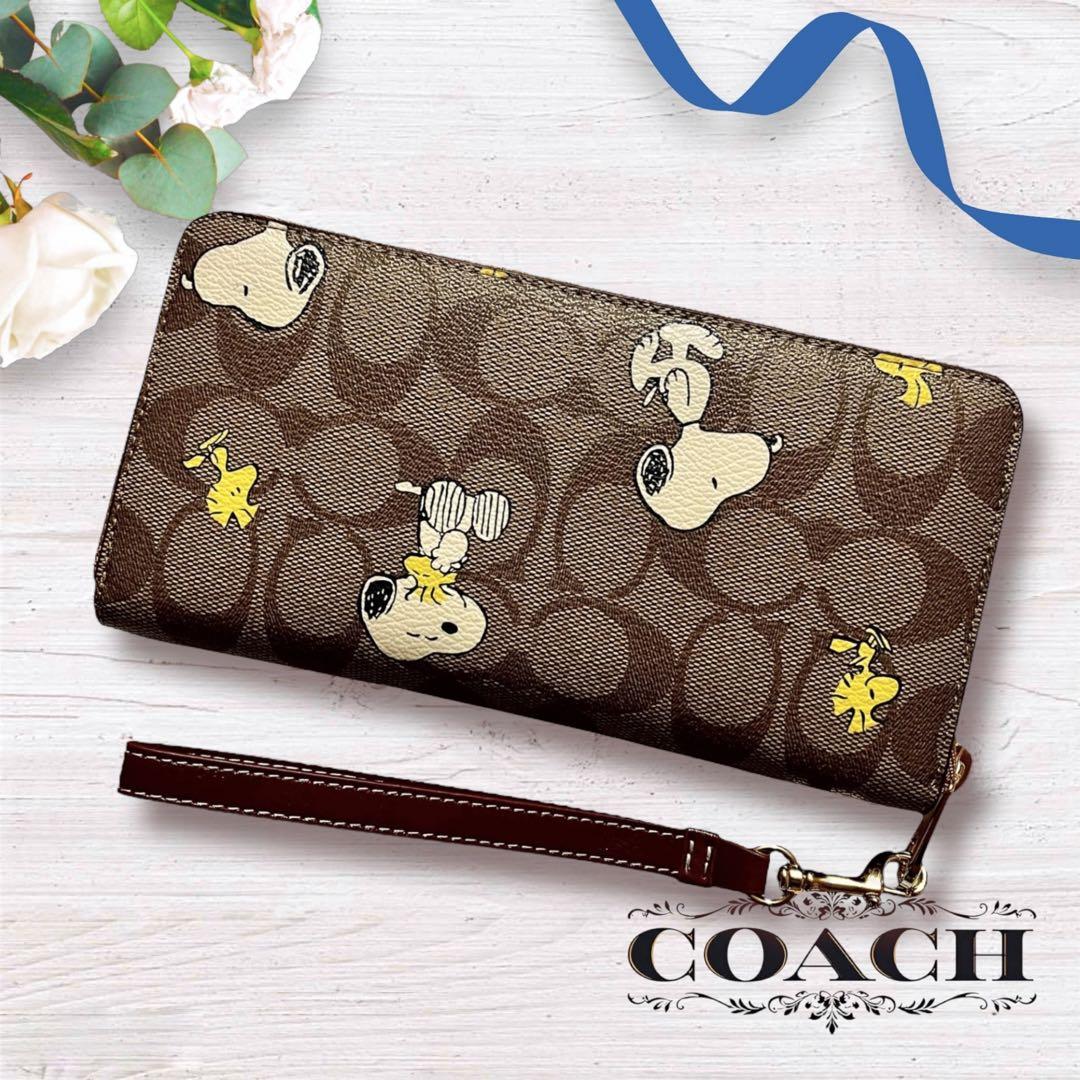 COACH PEANUTS シグネチャー スヌーピー 長財布