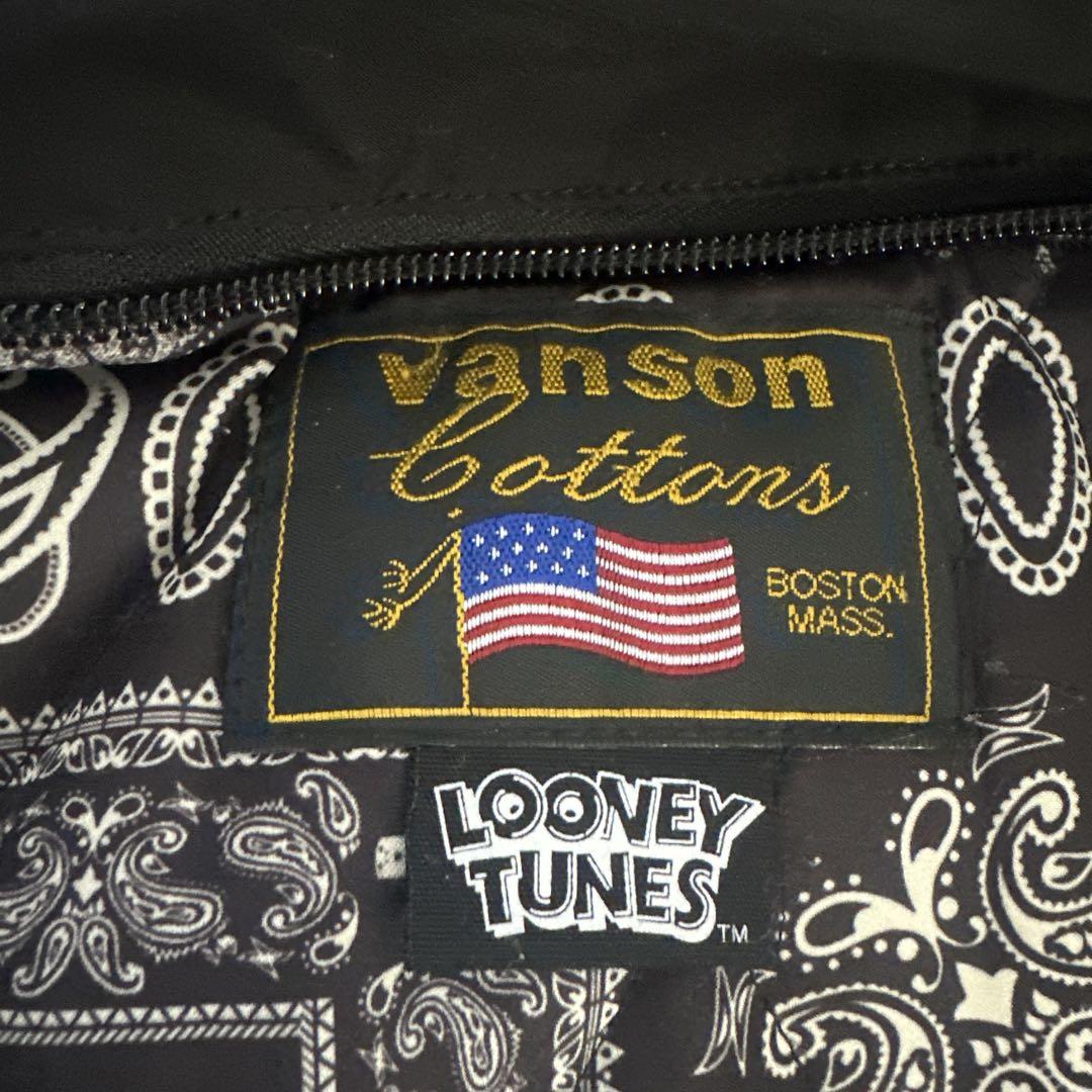 メルトンスタジャン VANSON×LOONEY TUNES ltv-2123