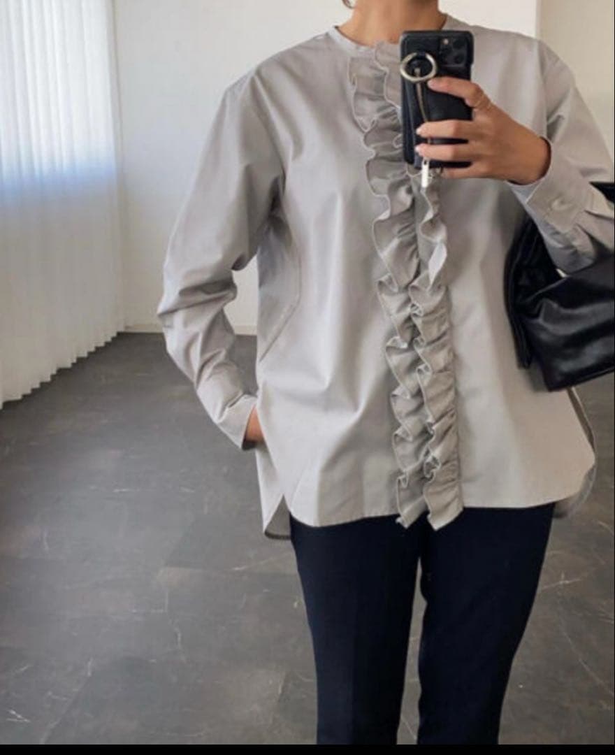 OHGA フリルブラウス SIZE H BEAUTY YOUTH UNITED ARROWS