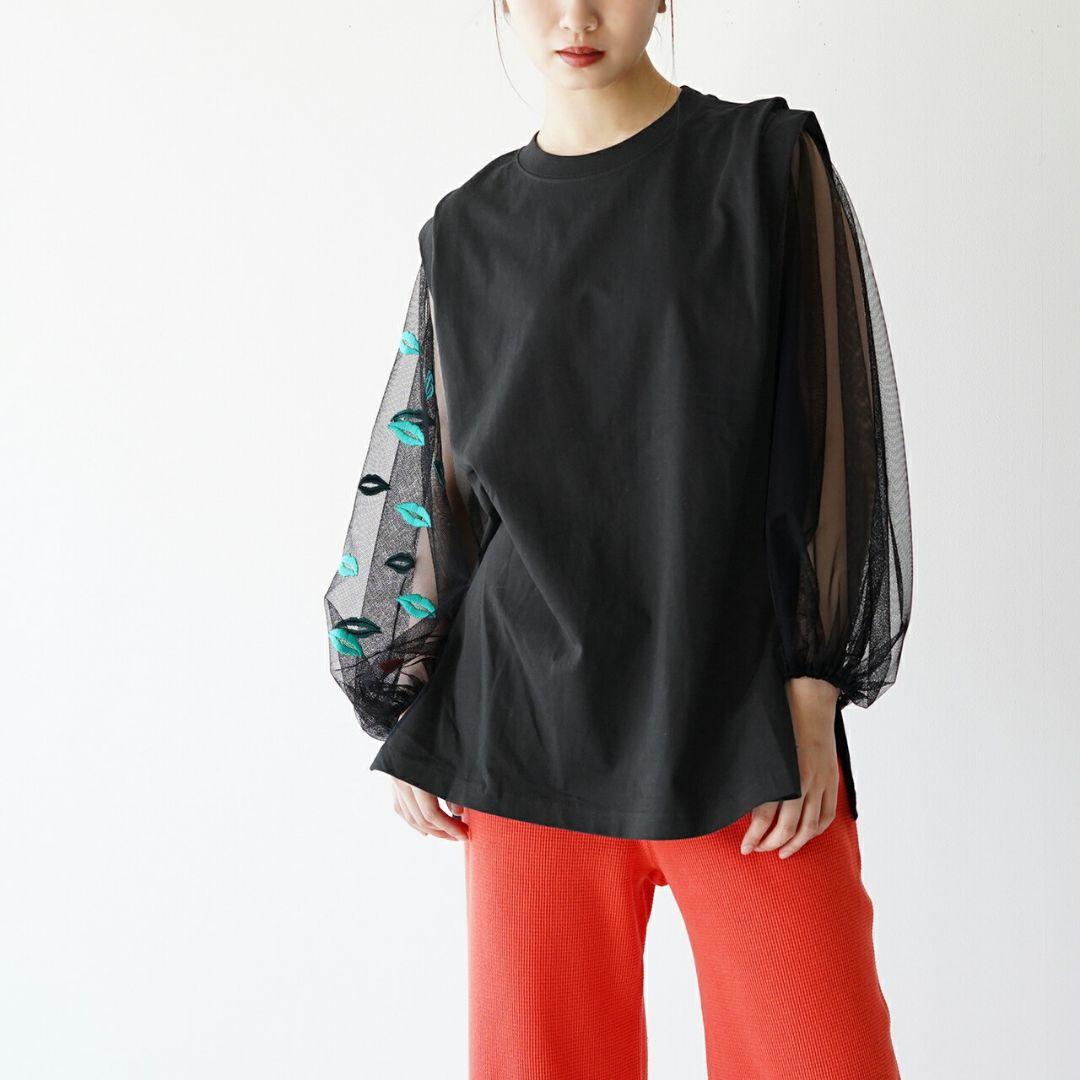 定番正規品 タグ付き未使用品 ユウミアリア YuumiARIA リップTシャツ 日本製 O9enB-m85827788863 高評価好評