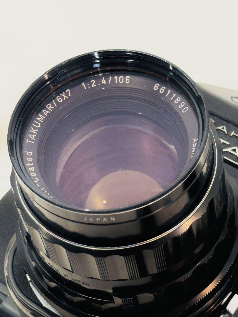 PENTAX 6x7 TAKUMAR 1:2.4/105 グリップ付き PENTAX 6x7 TAKUMAR 1:2.4 / 105 グリップ無し