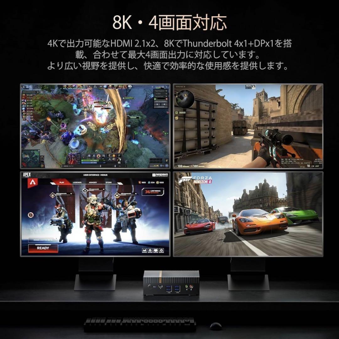 ミニPC Core i5-1340P Thunderbolt4ポートあり