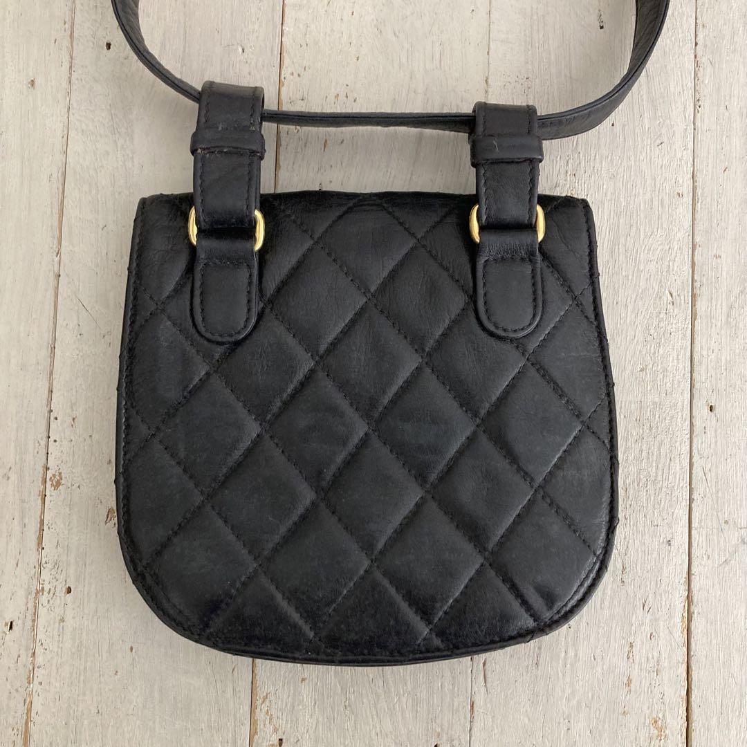 CHANEL シャネル マトラッセ ボディバッグ ブラック
