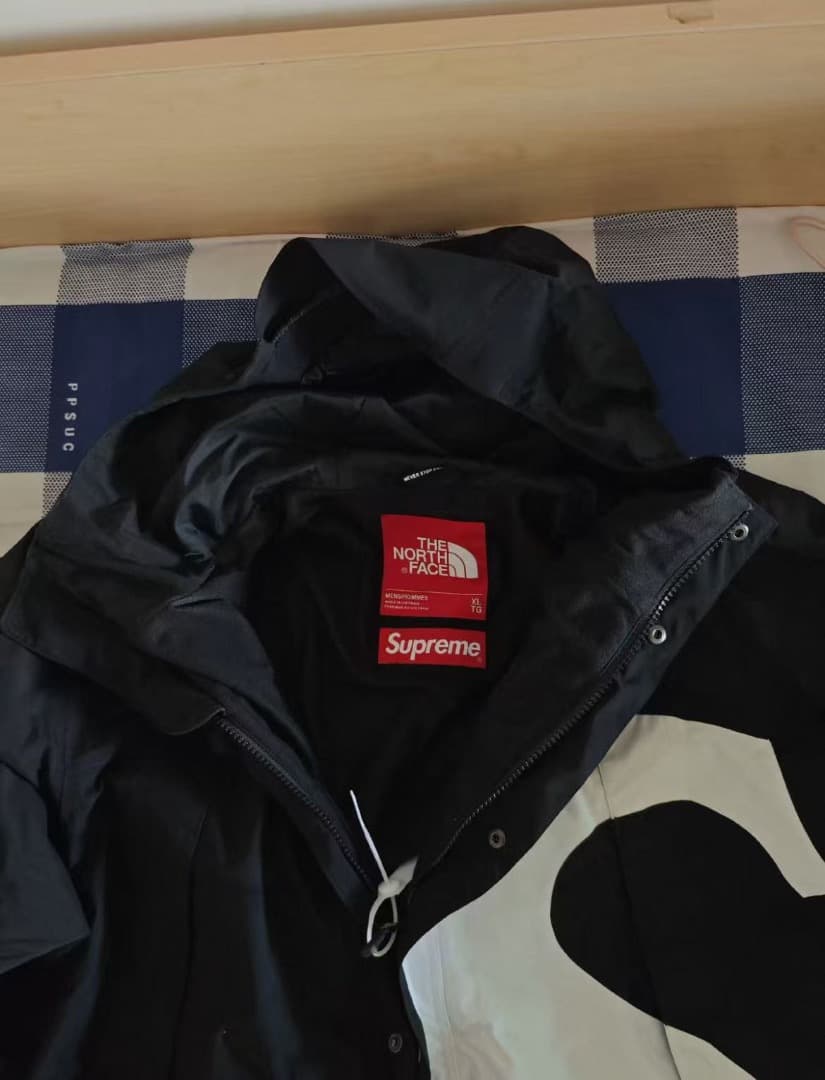 ✨THE NORTH FACE x Supreme ロゴマウンテンパーカーXL - メルカリ