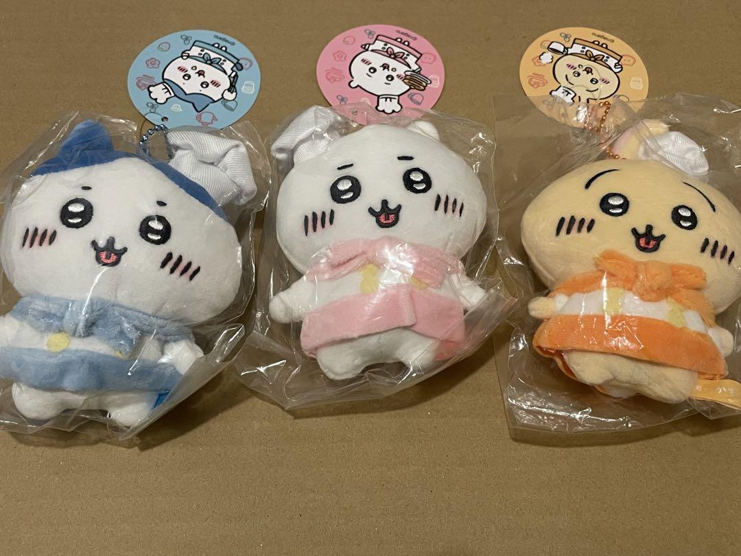 ちいかわカフェ コックさんのマスコット 3種 ハチワレ うさぎ 新品 ちいかわカフェ コックさんのマスコット 3種 ハチワレ うさぎ 新品