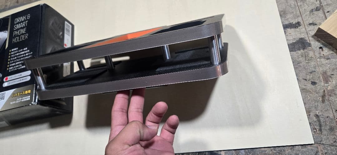 ユーアイビークル ハイエース ドリンク＆スマートフォンホルダー BRIGHTFACE_UK