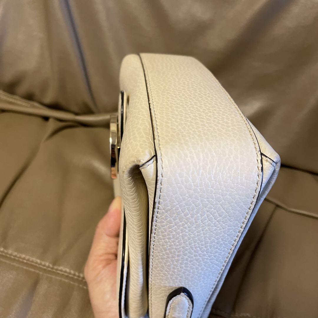 Gucci ショルダーバッグ ベージュ レザー