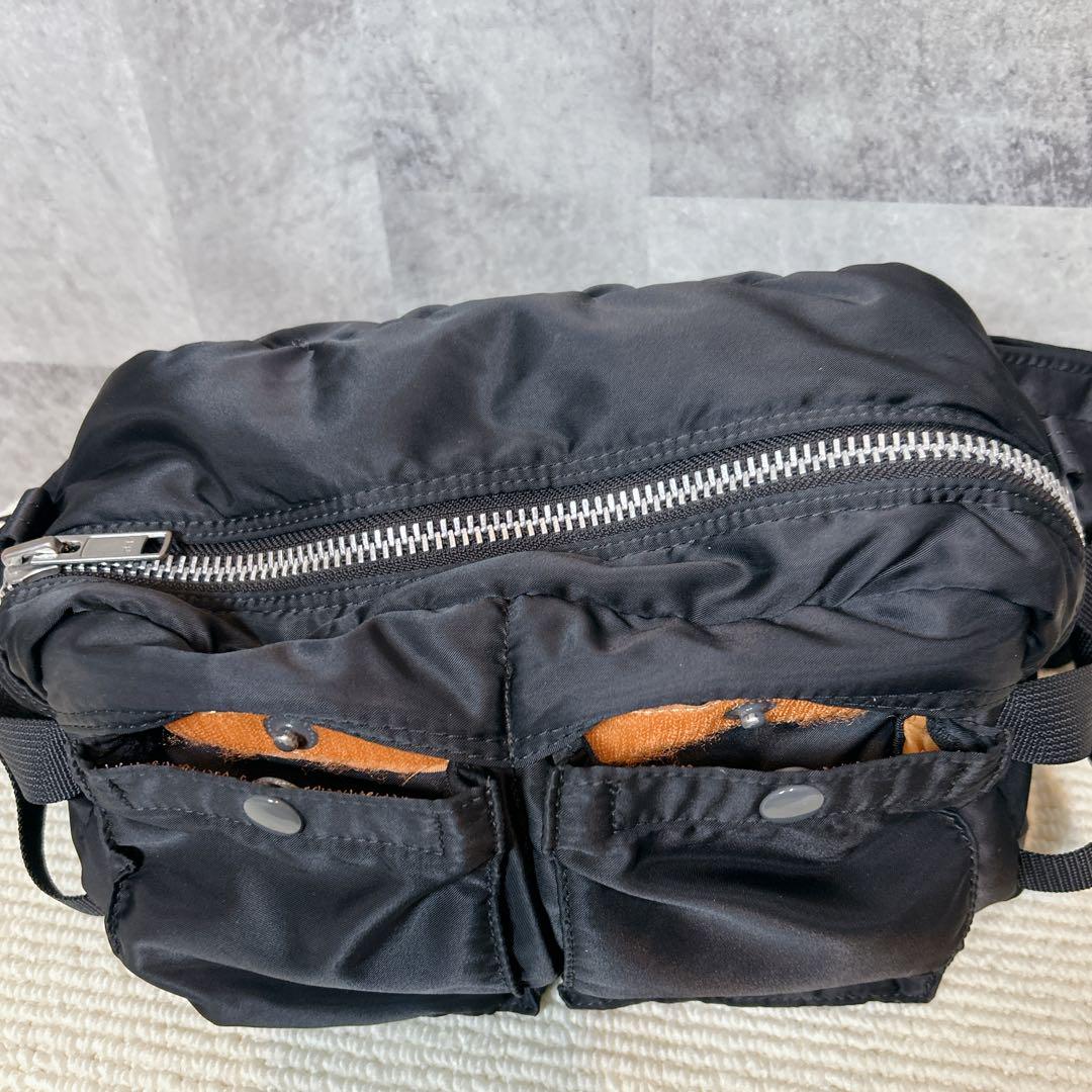 【美品】PORTER ポーター　ボディバッグ ブラック