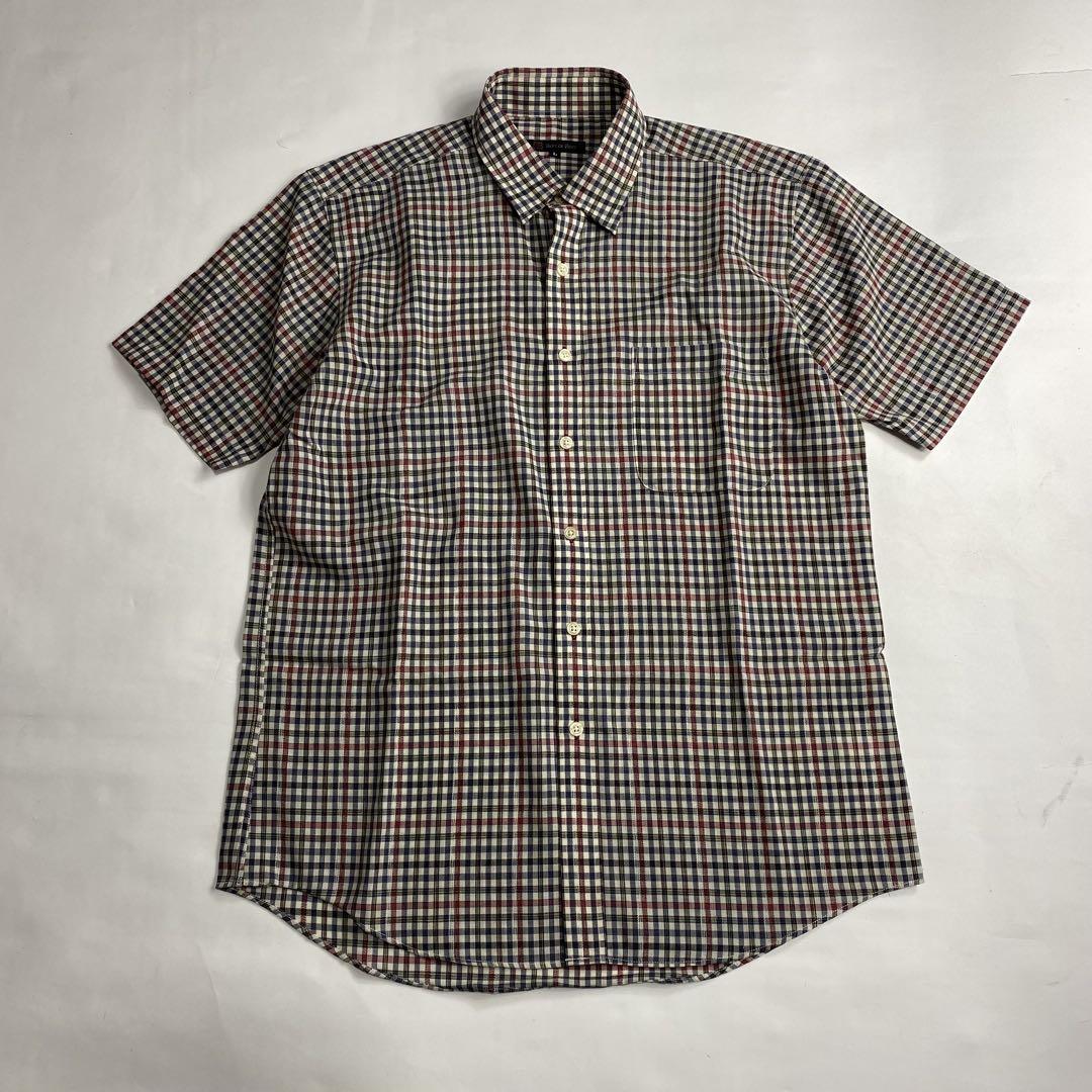 vintage チェック シャツ 短丈 cityboy e150