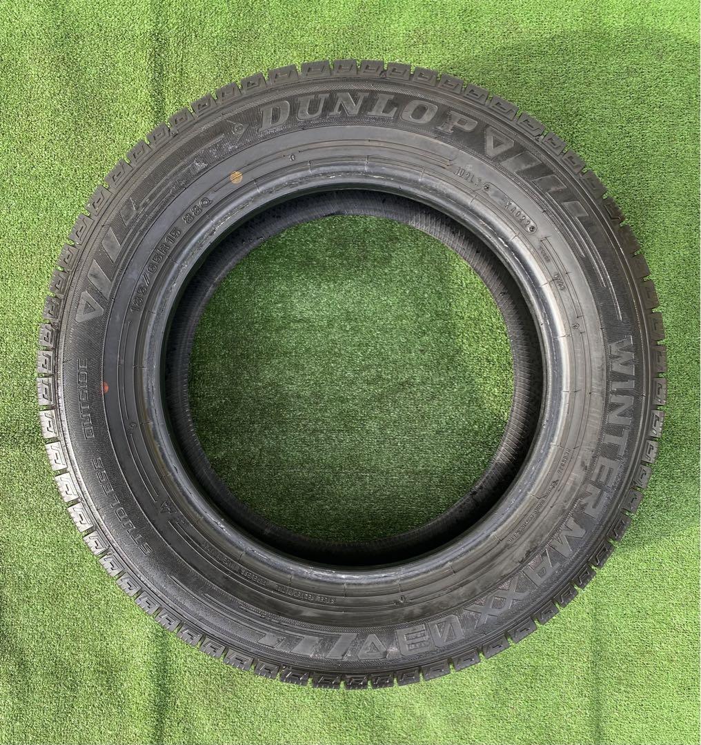 ダンロップウインターマックス03。185/65R15。22年製．深山4本セット。