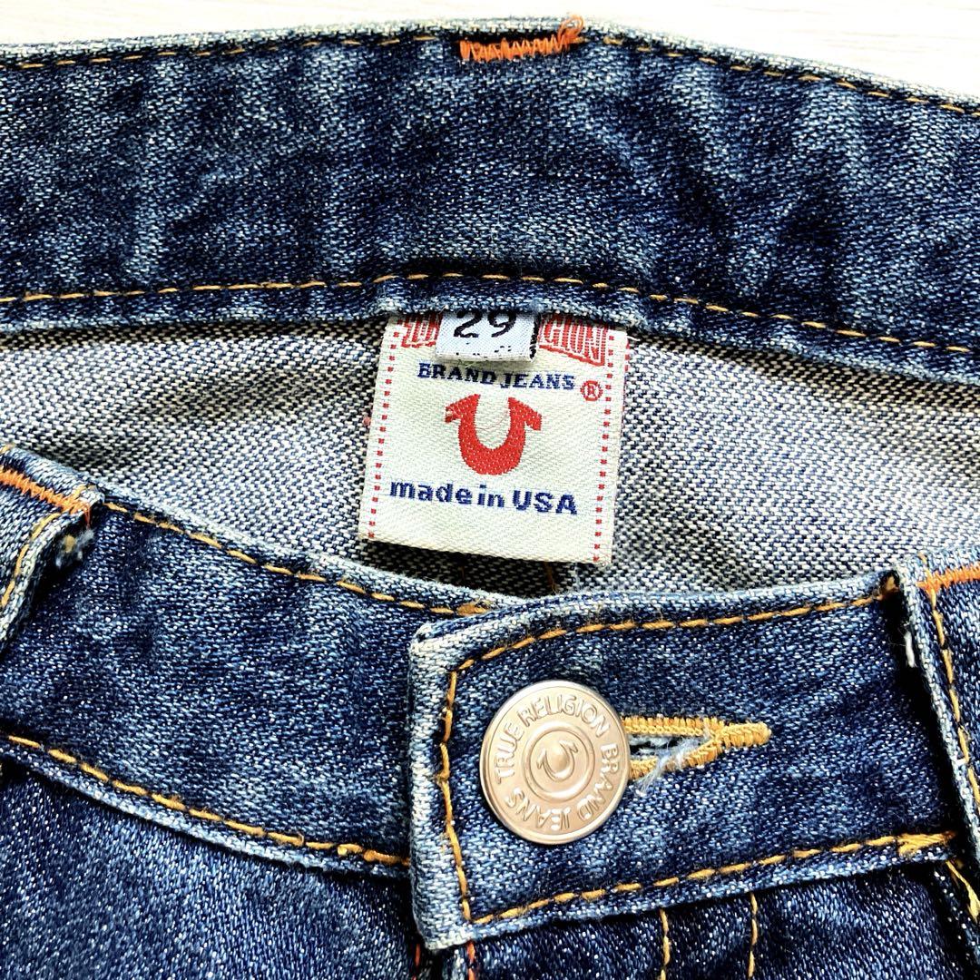 USA製00s TRUE RELIGION フレアデニム 極太ステッチ 赤耳 - メルカリ