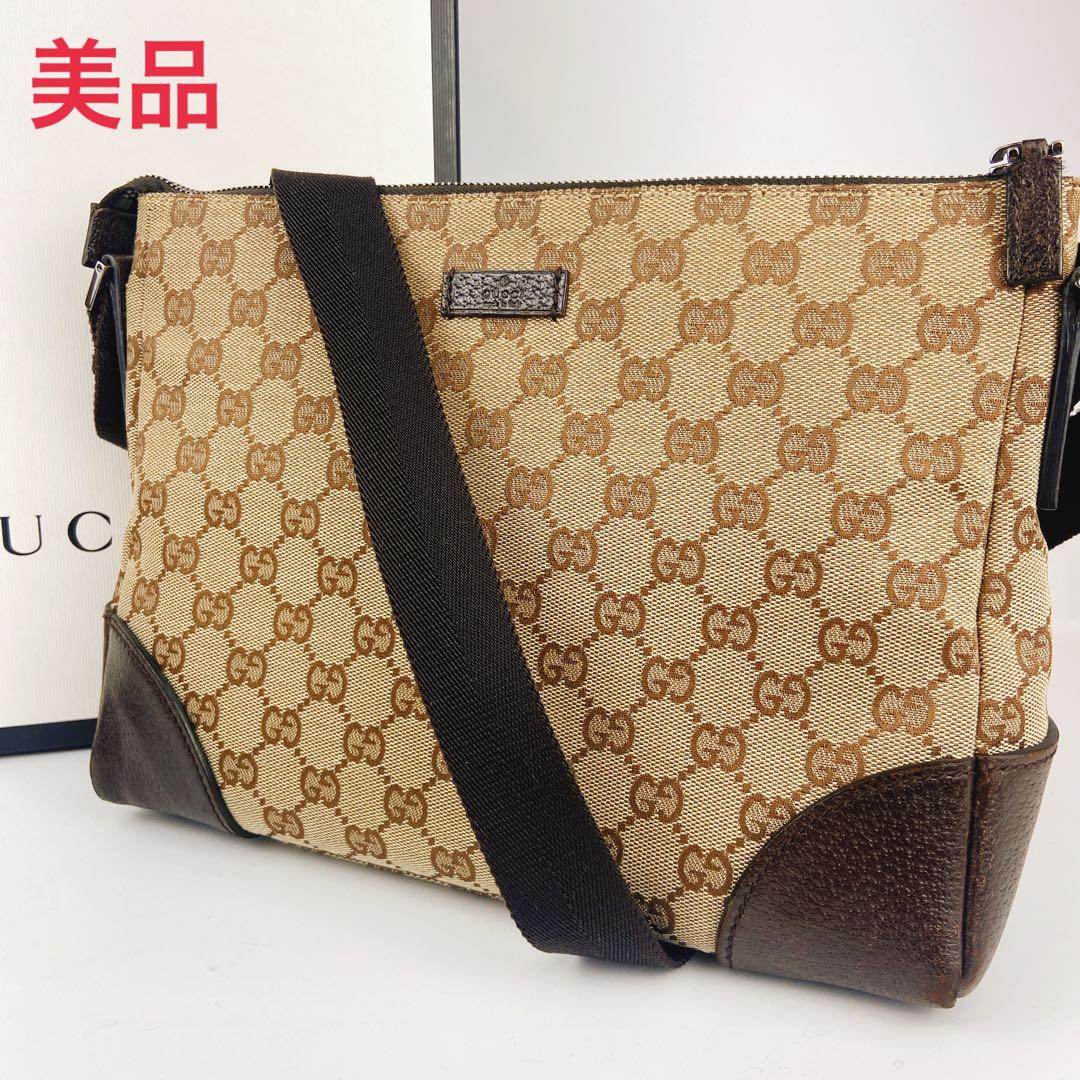 値下げ済み！早い者勝ち！美品 GUCCI GGキャンバス擦れ無し