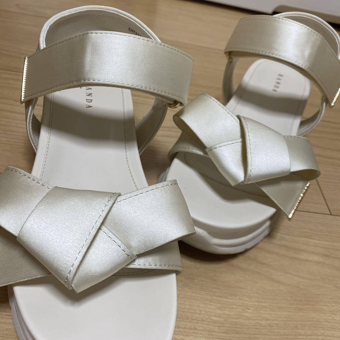 randa リボンスポーツサンダル