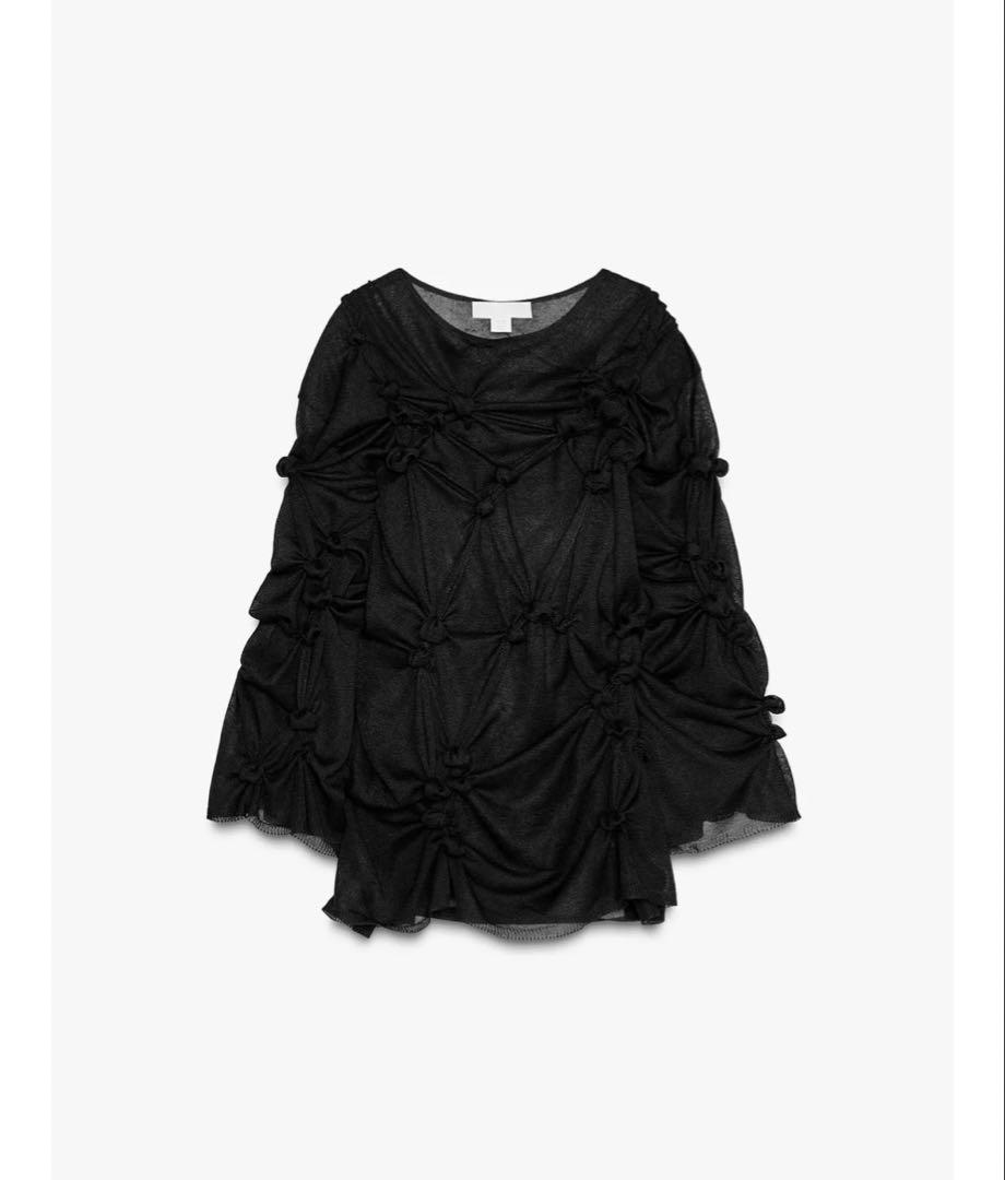 新作⭐︎ZARA ノット ギャザーセーター×FANGLU LIN コラボ S 新作⭐︎ZARA ノット ギャザーセーター×FANGLU LIN コラボ S