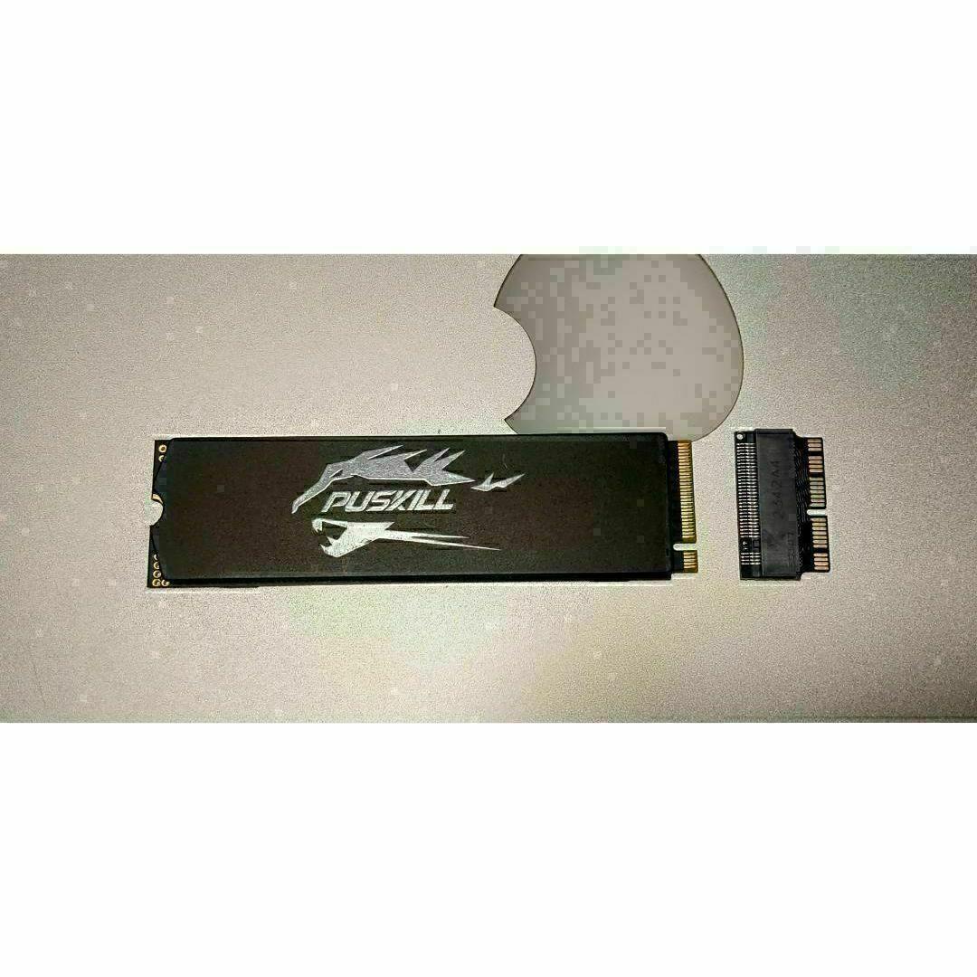 Macbook 用 新品 NVMe SSD 1TB 取付アダプター付き
