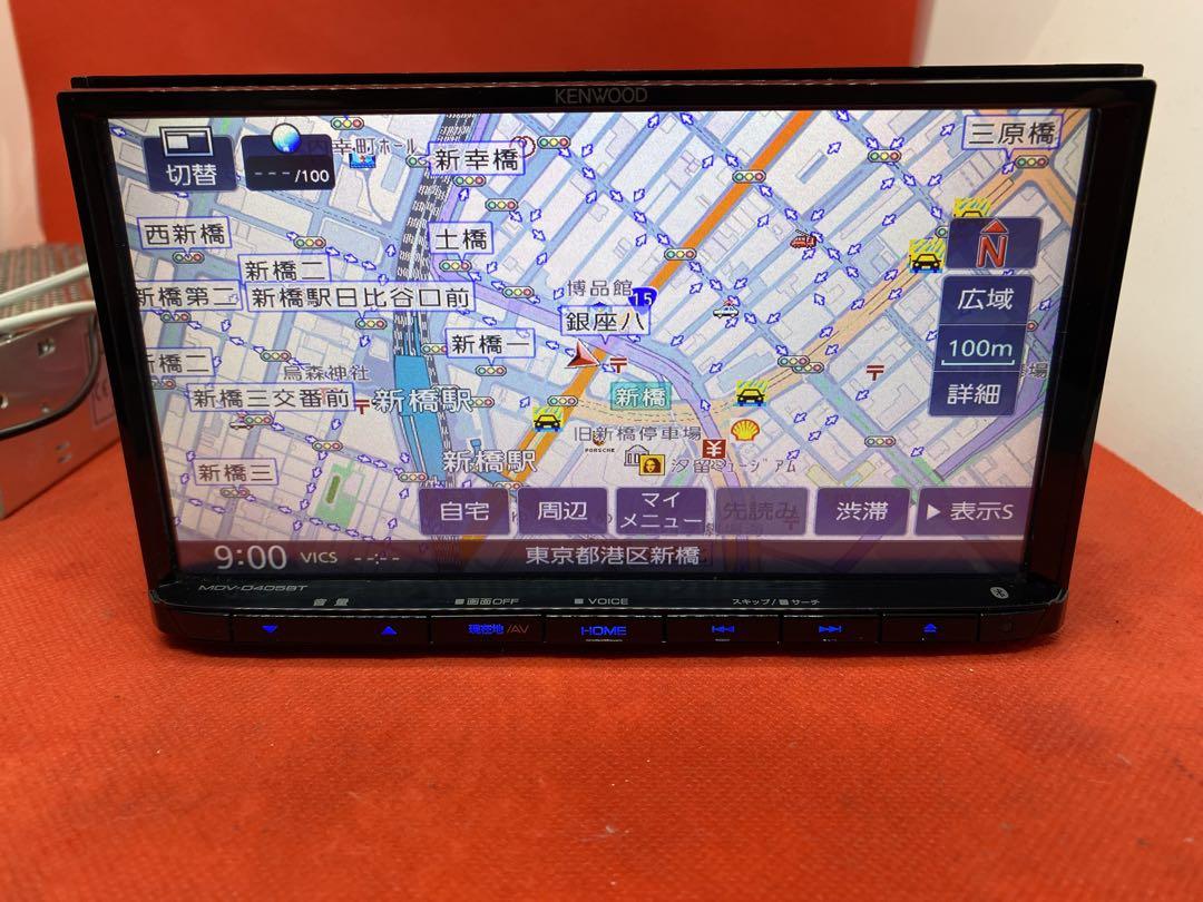 KENWOOD 最新2023年秋地図　MDV-D405BT 新品バックカメラ付