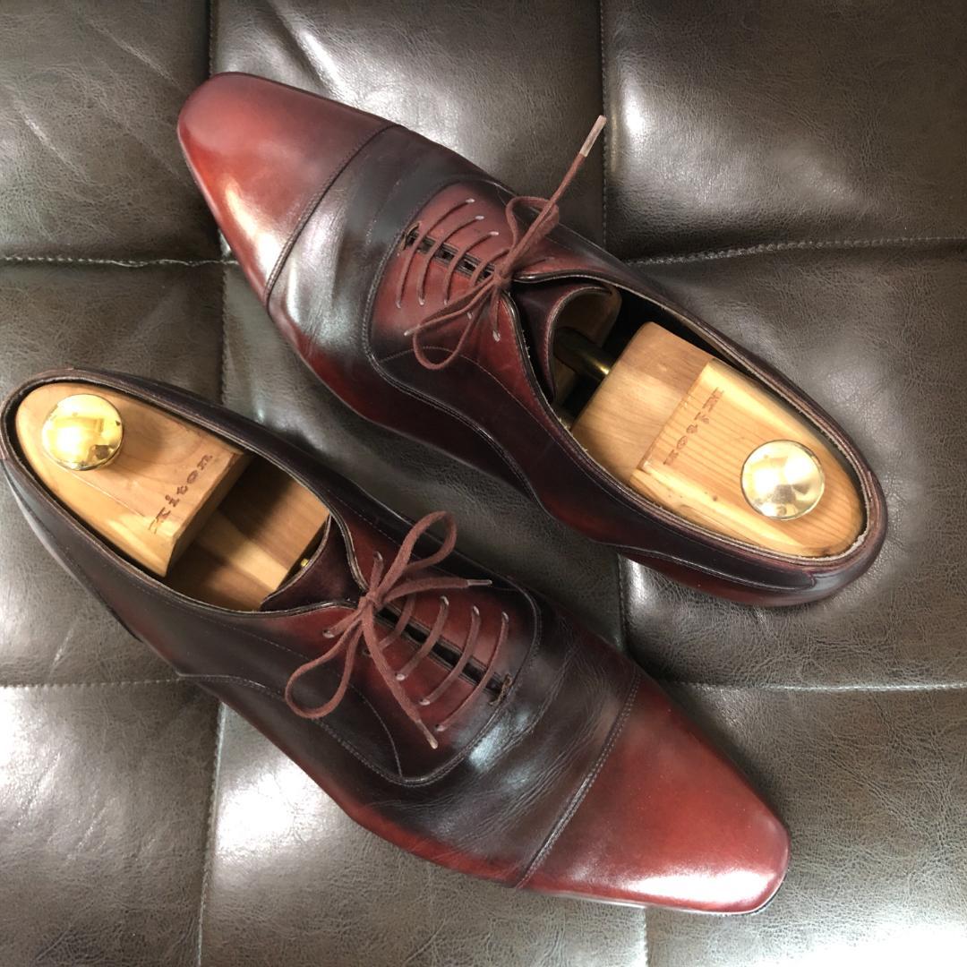 □至高の極み|コルテ|Volnay|10|27.5cm相当|ボルドー|k660 | obbu.com.br