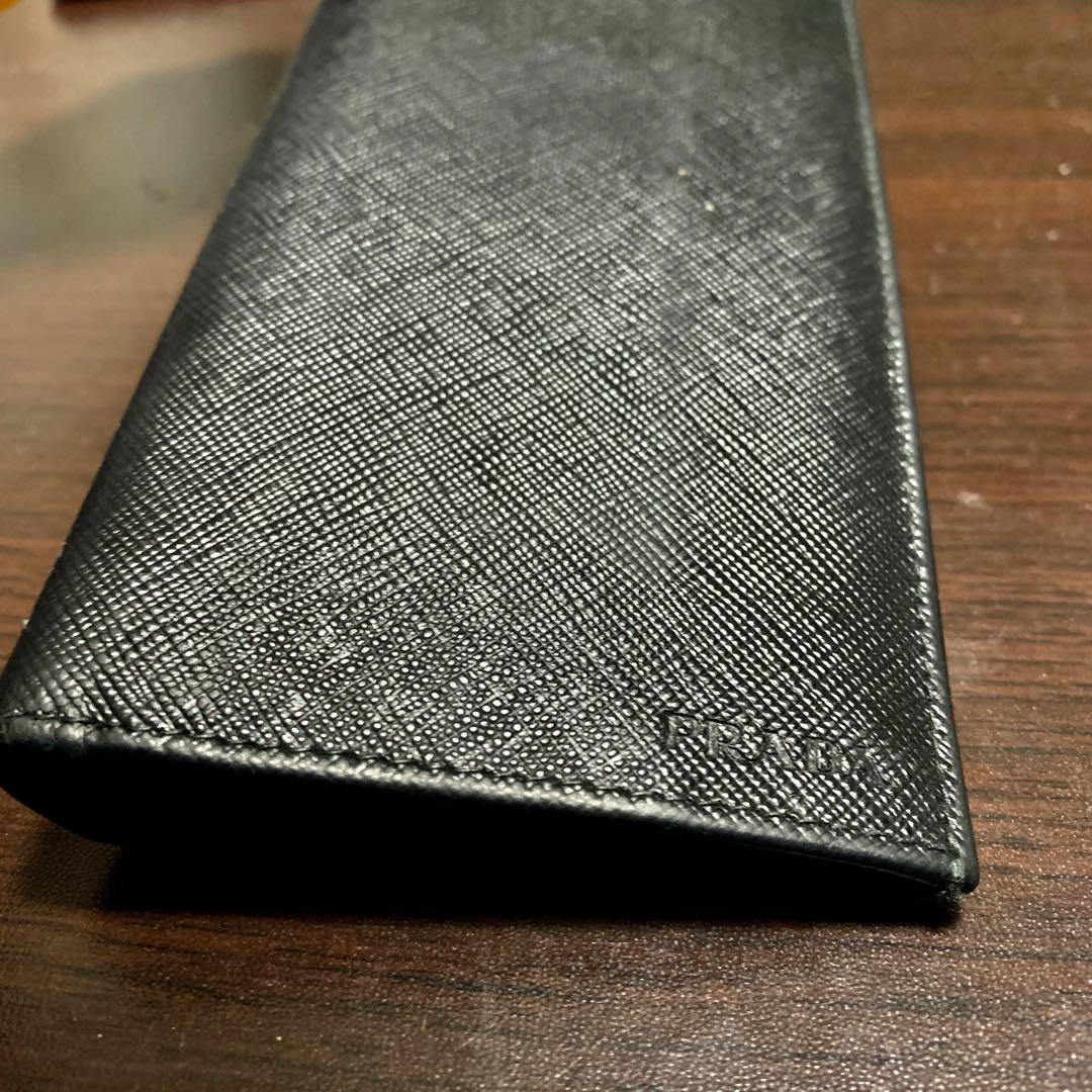 プラダ サフィアーノ prada 長財布 黒 ブラック