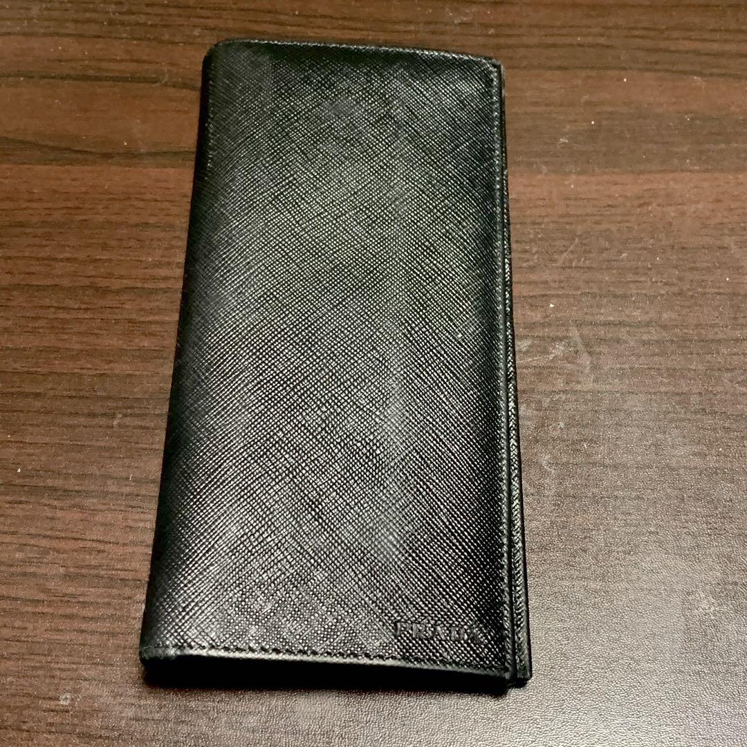 プラダ サフィアーノ prada 長財布 黒 ブラック