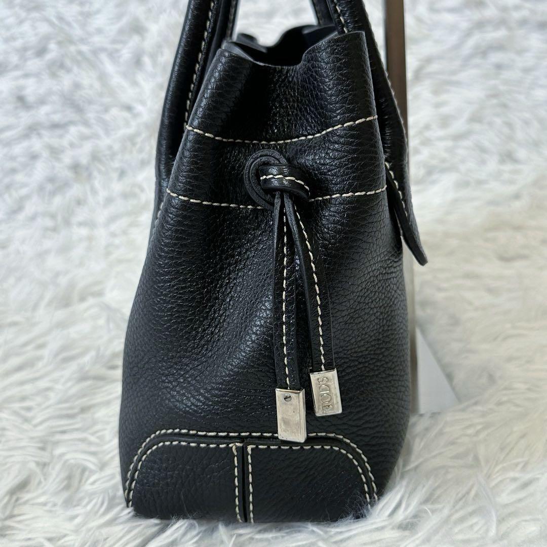未使用級✨トッズ Restyled D-Bag 肩掛け シボ革 トートバッグ