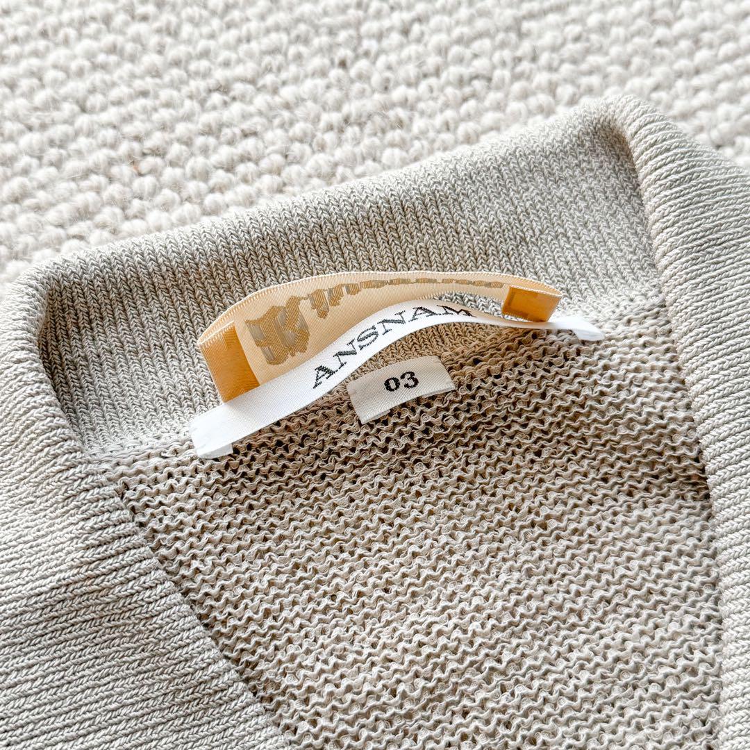 非売品 ANSNAM 柿乃葉 メルカリ - Shirt Polo Knit Yarn Tape Ex トップス