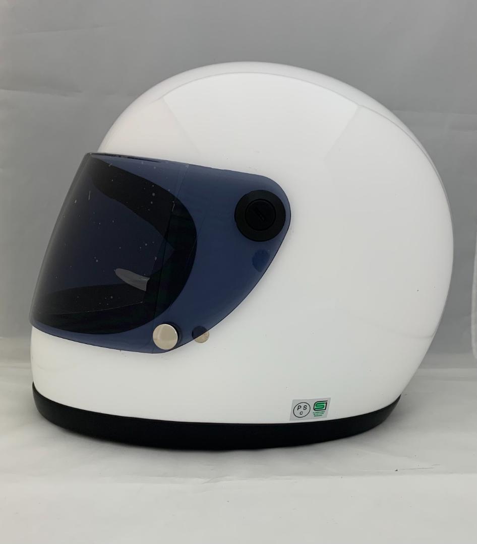 昭和レトロフルフェイス　ビンテージフルフェイス スモークシールド1枚セット族ヘル ビンテージフルフェイスヘルメット 族ヘル スモークシールド1枚