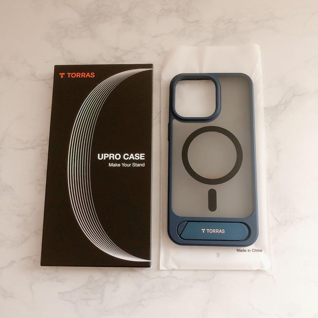 TORRAS iPhone 15 Pro Max 用 ケース ブルー